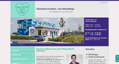 Desktop Screenshot of pflegemitherz-hallmann.de